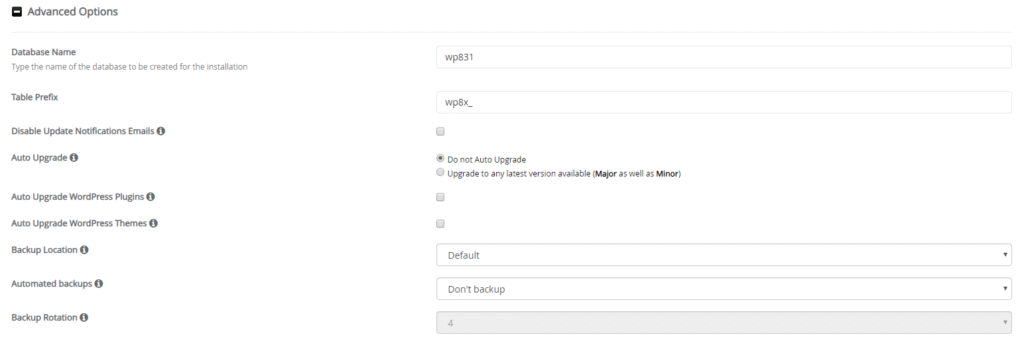 Passo a passo da instalação WP